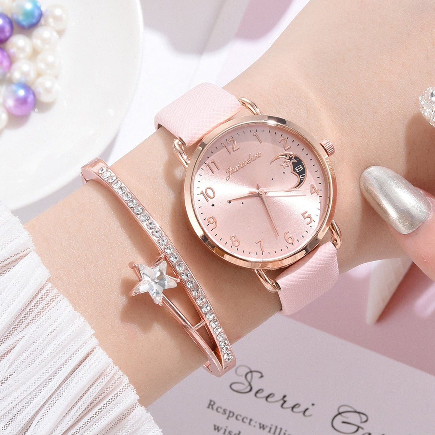 Women Watches Luxury Leather Band Watch Dress Clock Lady Wrist Watch