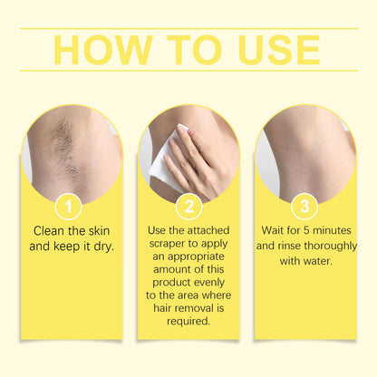 Soybean Hair Removal Cream Mild And Non-Irritating For The Whole Body Apply Moisturizing And Gentle Pure Skin Hair Removal Cream
