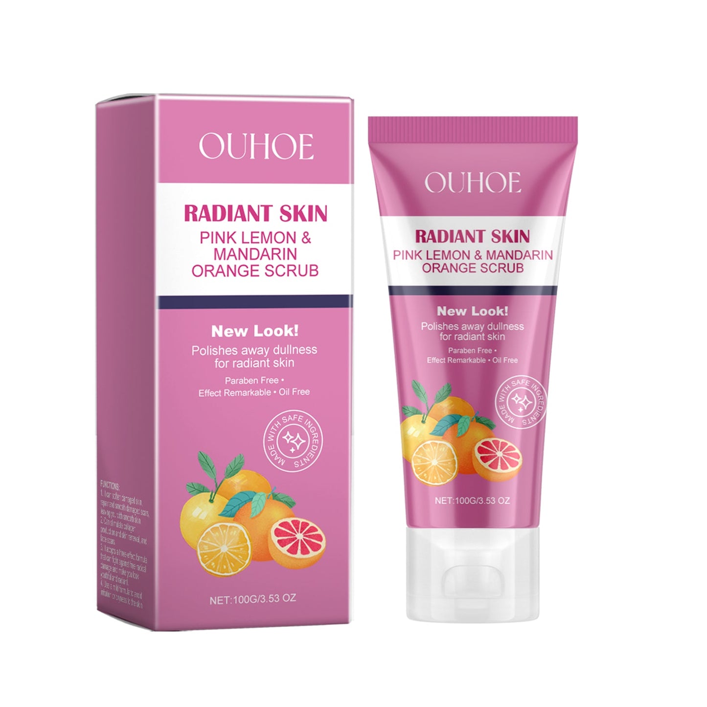 Brightening Face Scrub, Gently Cleansing Exfoliating Dead Skin Brightening Soft Cleansing Scrub