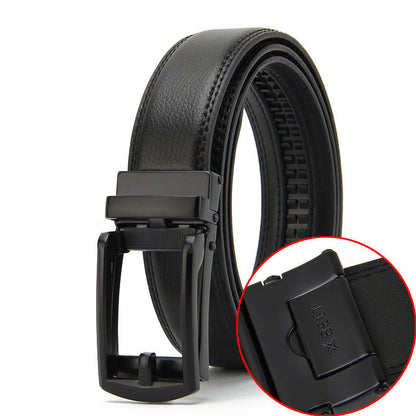 Two-layer Cowhide Automatic Buckle Men's Belt