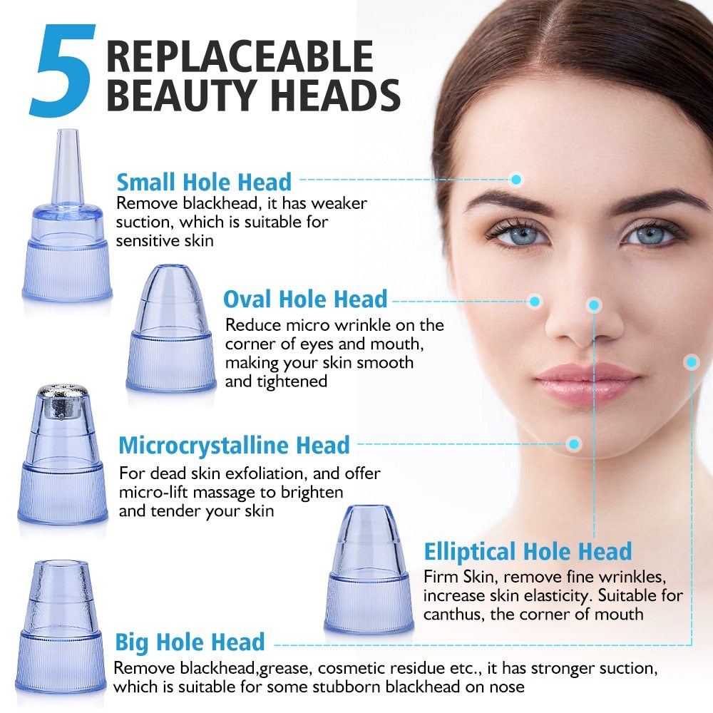 Electric Blackhead Suction Facial Washing Instrument