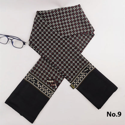 Men's Silk Cashmere Business Long Scarf