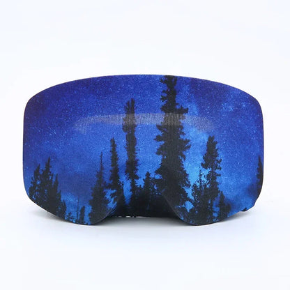 Ski Goggle Cover Scratch-Proof Snowboarding Goggles Protector Stretchy Skiing Eyewear Covers Snow Sport Glasses Protective Gear