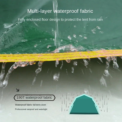 Outdoor Tent For Camping 2 Person Convenient and breathable Fully Automatic Quick Opening Emergency Tent