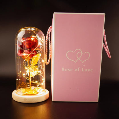 Enchanted Forever Rose LED Christmas Decor
