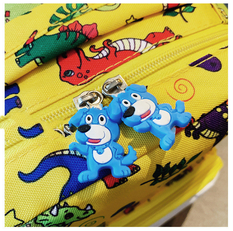 Dinosaur Cartoon Nylon Student Schoolbag for Children
