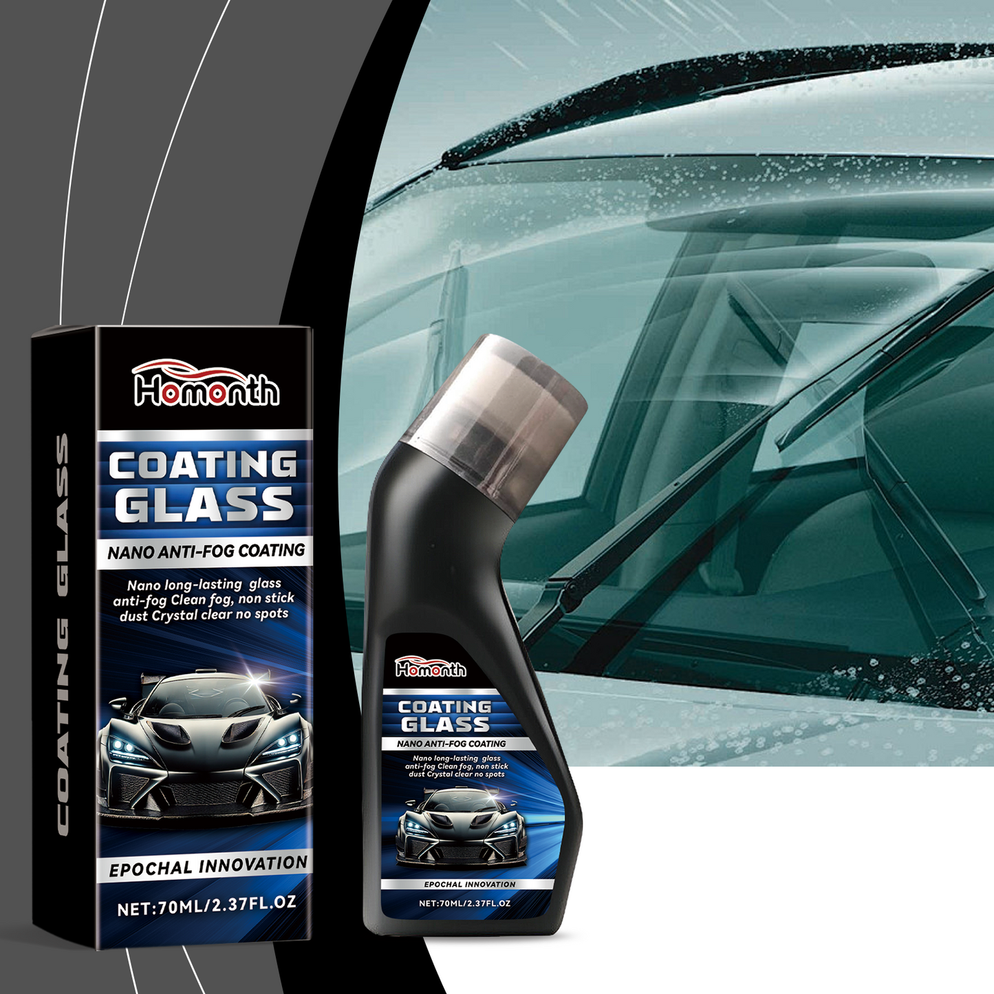 Windshield Coating Agent Windshield Window Decontamination And Rain Cleaning Coating For Cars