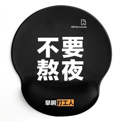 Bear mouse pad wrist mouse pad girls soft pad cute wrist pad 3d silicone wrist pad hand rest
