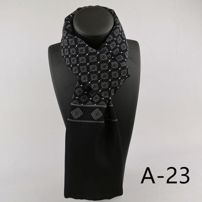Men's Double Layer Cashmere Washed Warm Scarf