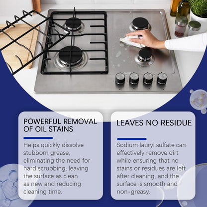 Kitchen Cleaner Oil Cleaning Gentle Home Care Cooktop Degreasing Foam Type