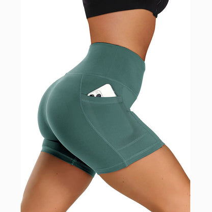 Slim Fit Running Sports Stretch Shorts