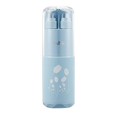 Portable travel grooming cup toothbrush cup deluxe 8-piece set split bottle toothbrush towelgrooming set