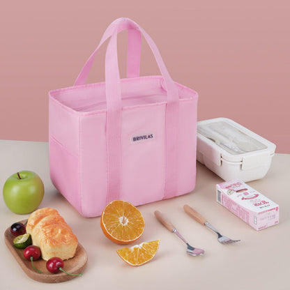 Simple style fresh ice pack commuter insulation lunch box bag lunch lunch bag