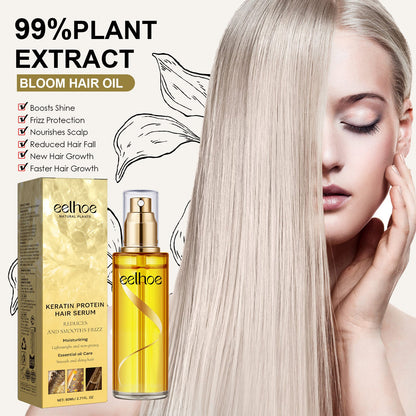 Keratin Hair Essence Spray, Hair Repair To Improve Dry Curly Frizz Pomade Essence