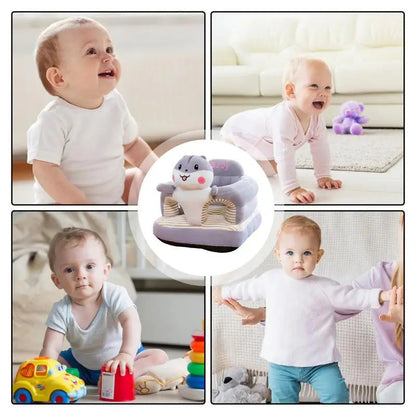 Toddler Sitting Chair Animal Shaped Sofa Support Sitting Seat For Toddler Plush Floor Seats Toddler Sit Up Chair For Children