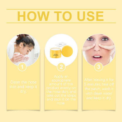 Blackhead Cleansing Nose Mask Gentle Oil Control Cleansing Nose Mask For Blackheads And Acne