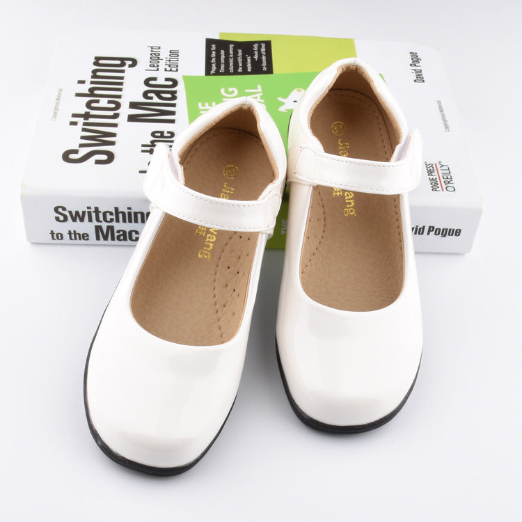 Girls' Spring And Autumn Princess Dancing Leather Shoes
