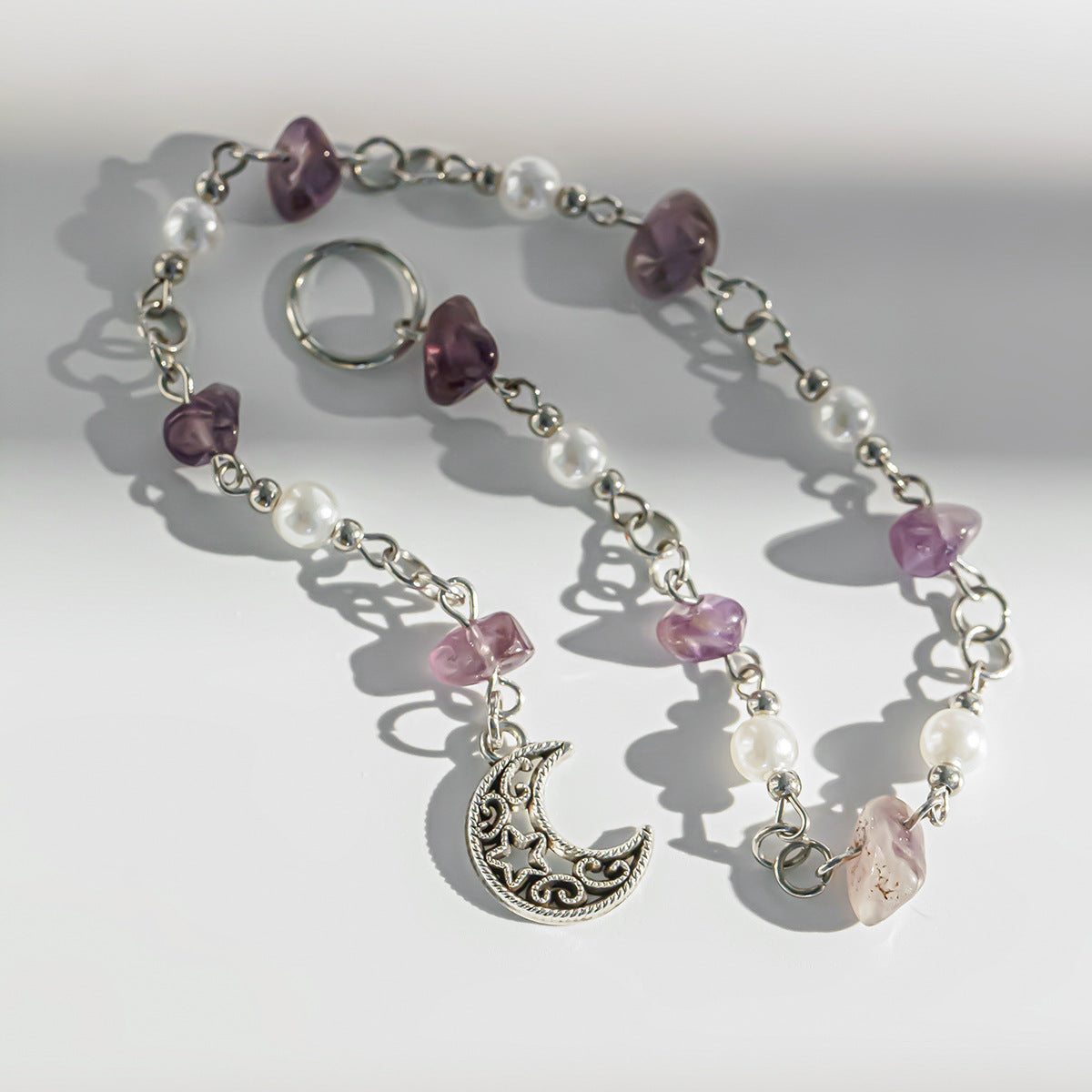 Simple and versatile fashion sense, colorful gravel braided hair with tassel headpiece and hair accessories