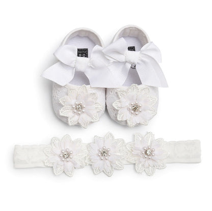 Floret lace women's baby shoes soft soled baby shoes baby shoes walking shoes princess shoes