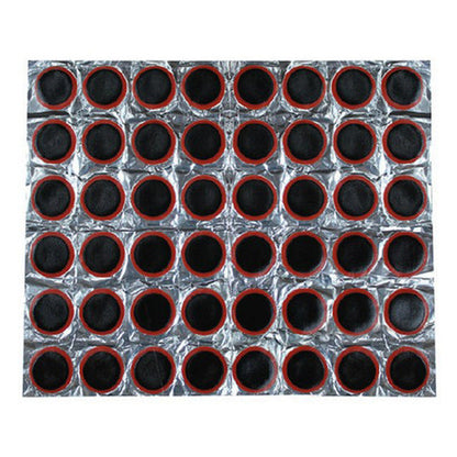 Mountain Bike Tire Patch Film 48 Square Tire Patch 25MM Round Tire Patch Repair Bike Riding Supplies