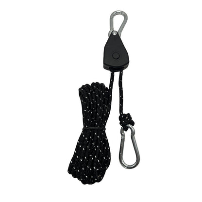 Outdoor camping canopy wind rope tent rope pulley adjuster windproof rope light fixture buckle hanging rope adjustable lifting