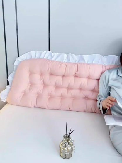 Bedside cushions soft pack bed pillow dormitory reading large back cushion pillow girl sleeping sofa waist protection gift