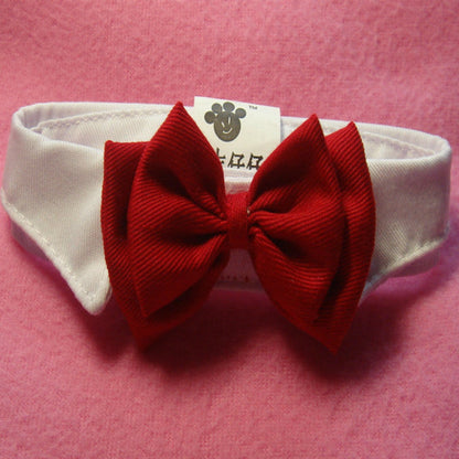 Fashion Pet Supplies Red Bow Cotton Tie