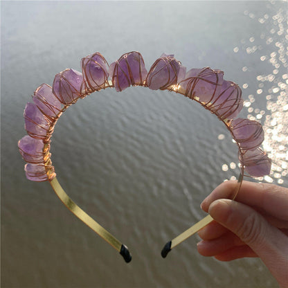 Quartz Crystal Wedding Crown