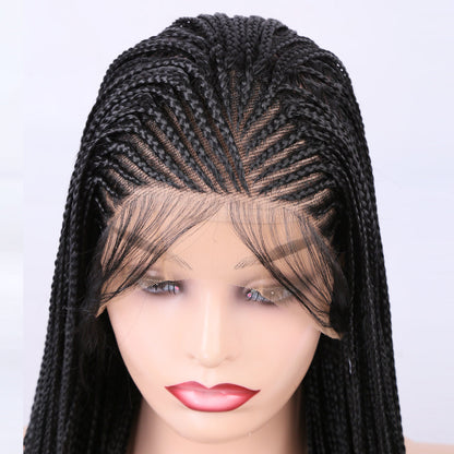 Lace Front Wig Braided Wigs Braiding Hair For Black Women Long Cosplay Synthetic Box Braid Wig