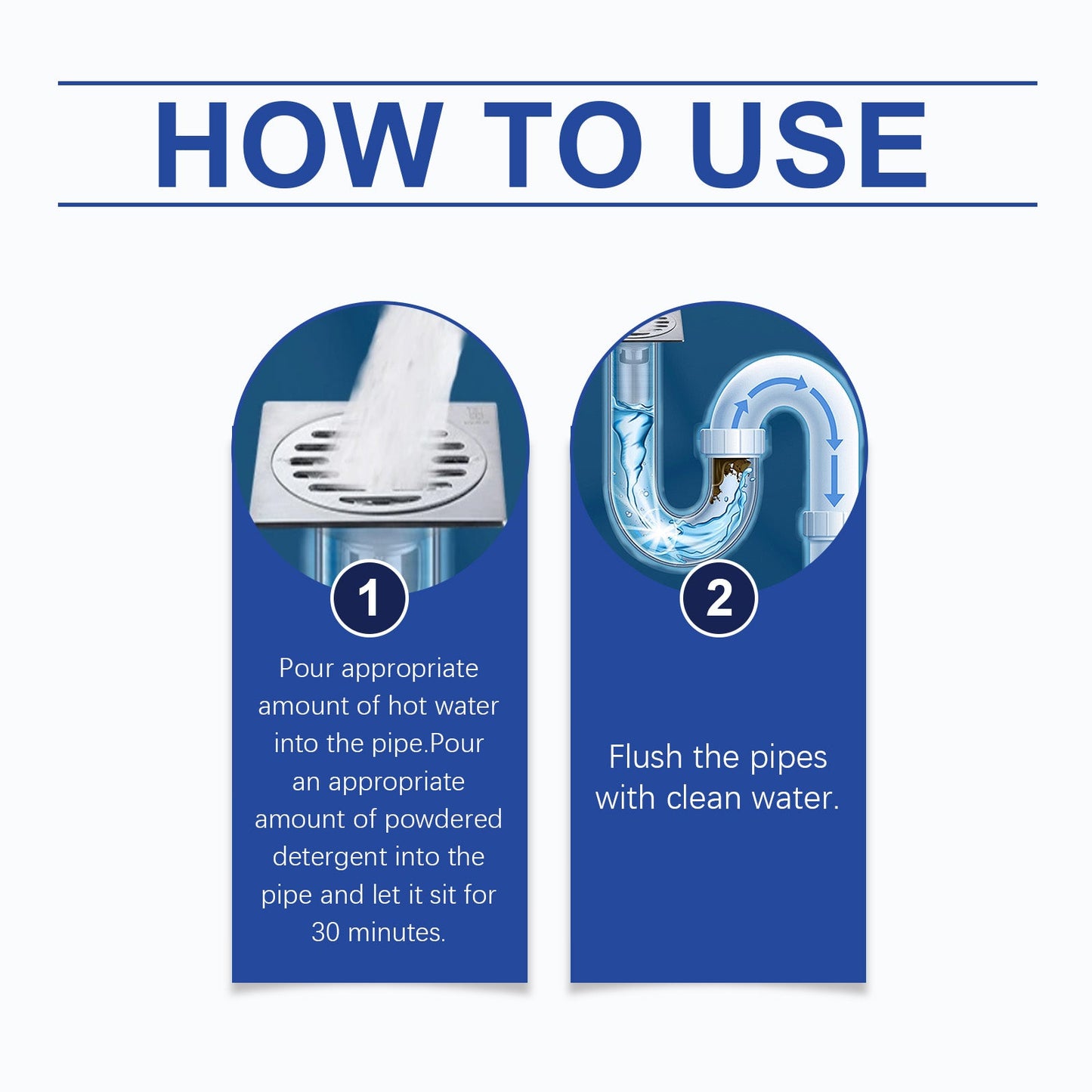 Drain Cleaner Bathroom Kitchen Pipe Drain Powerful Dredge Clean Clean Dirt