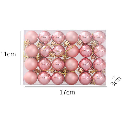 Christmas Ball Plastic Electroplating Christmas Ball Christmas Tree Creative Decoration Gift