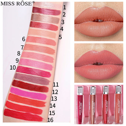 Candy Pearl Lip Gloss Liquid Matte Lip Gloss Without Color Loss And Non-Sticky Cup Velvet Lip Glaze