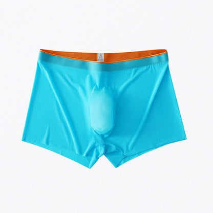 Men's Ice Silk Seamless Boxers