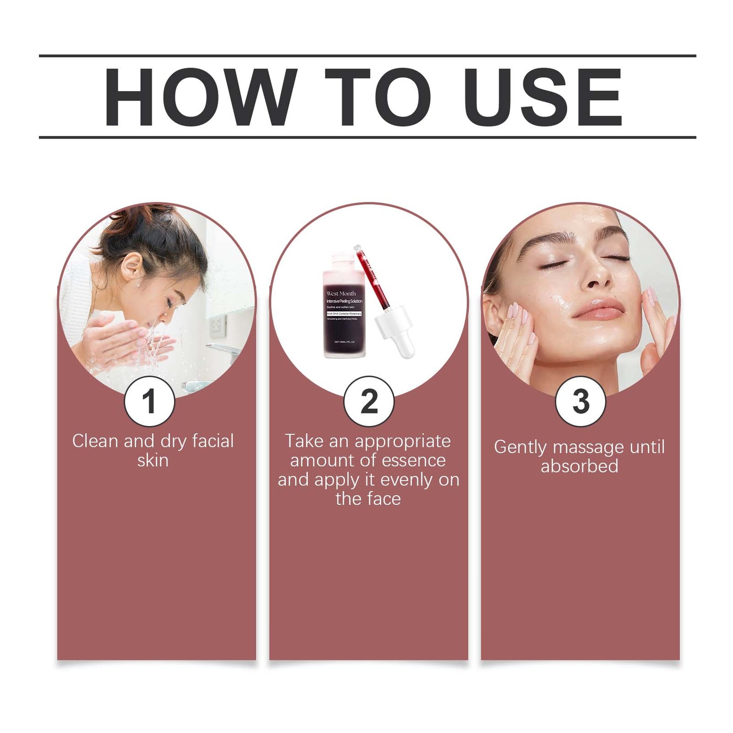 Exfoliating And Brightening Serum, Moisturizing, Cleansing, Hydrating And Brightening Facial