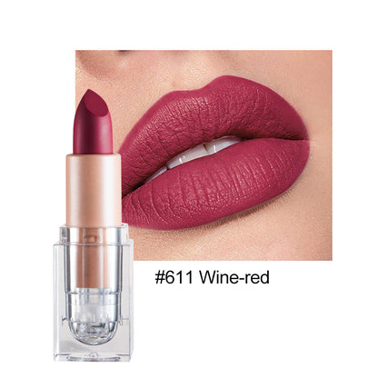 HANDAIYAN Matte Lipstick 12 Color Lipstick Not Easy To Fade Nude Pink Lipstick