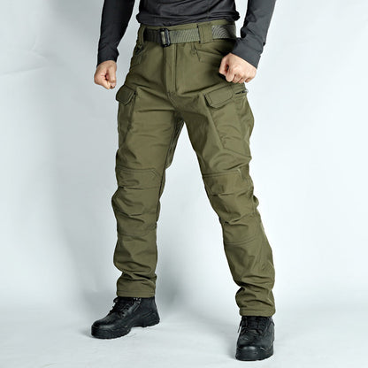 Men's Winter Fleece-lined Waterproof Tactical Pants