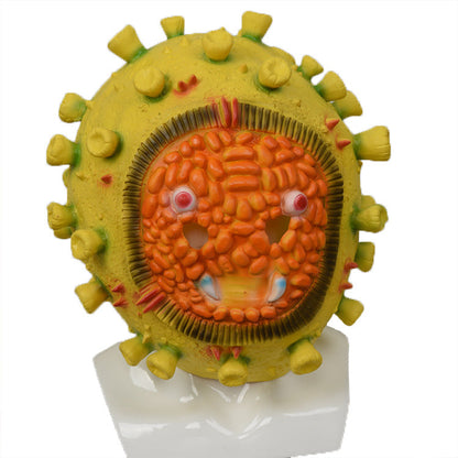 Halloween virus latex headgear