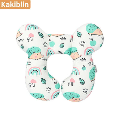 Baby head protection U-shaped pillow stroller fixed head pillow Car seat sleeping protection head and neck pillow