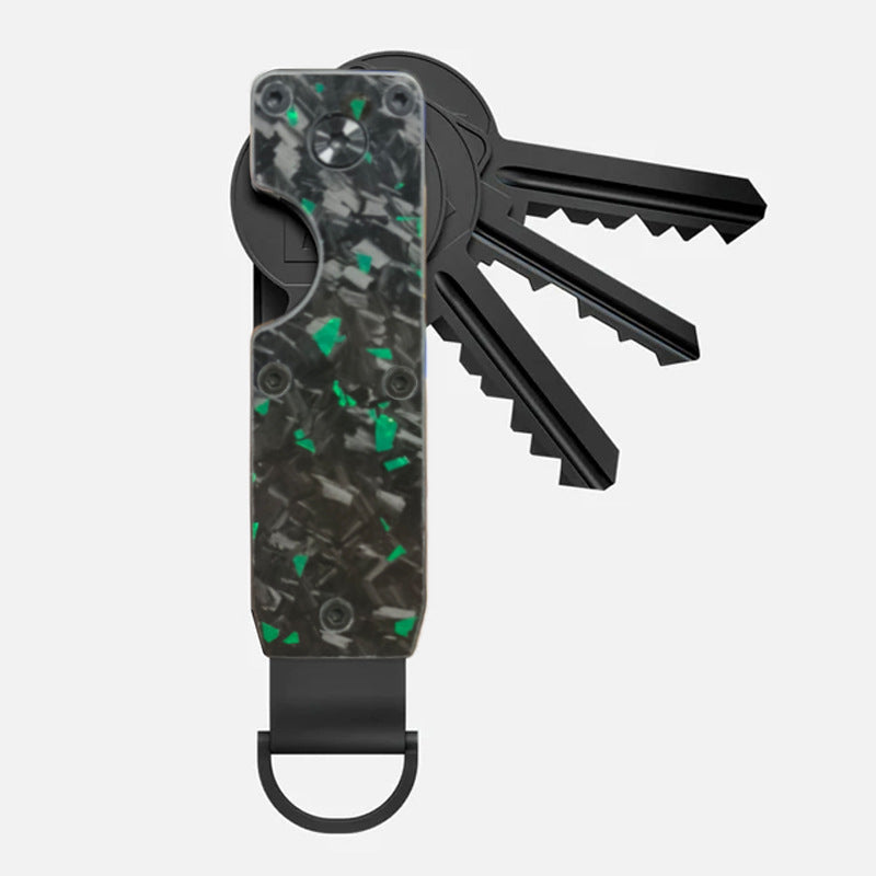 Keychain metal keychain aluminum alloy key storage keyclip