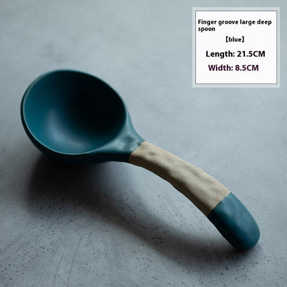 Stoneware Soup Spoon Household Coffee Spoon