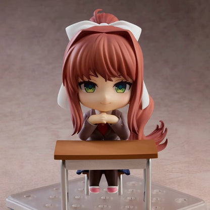 Q-version Clay Man Heartbeat Literary Department Monica Face Changing Mobile Anime Handmade Model Doll