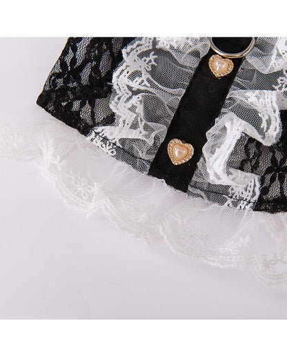Cat Clothes Lace Traction Vest Puppy Kittens Thin Pet Cat Clothing