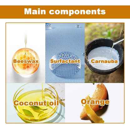 Leather Care Wax Car Seat Furniture Sofa Leather Shoes Care Refurbishment Maintenance Portable Care