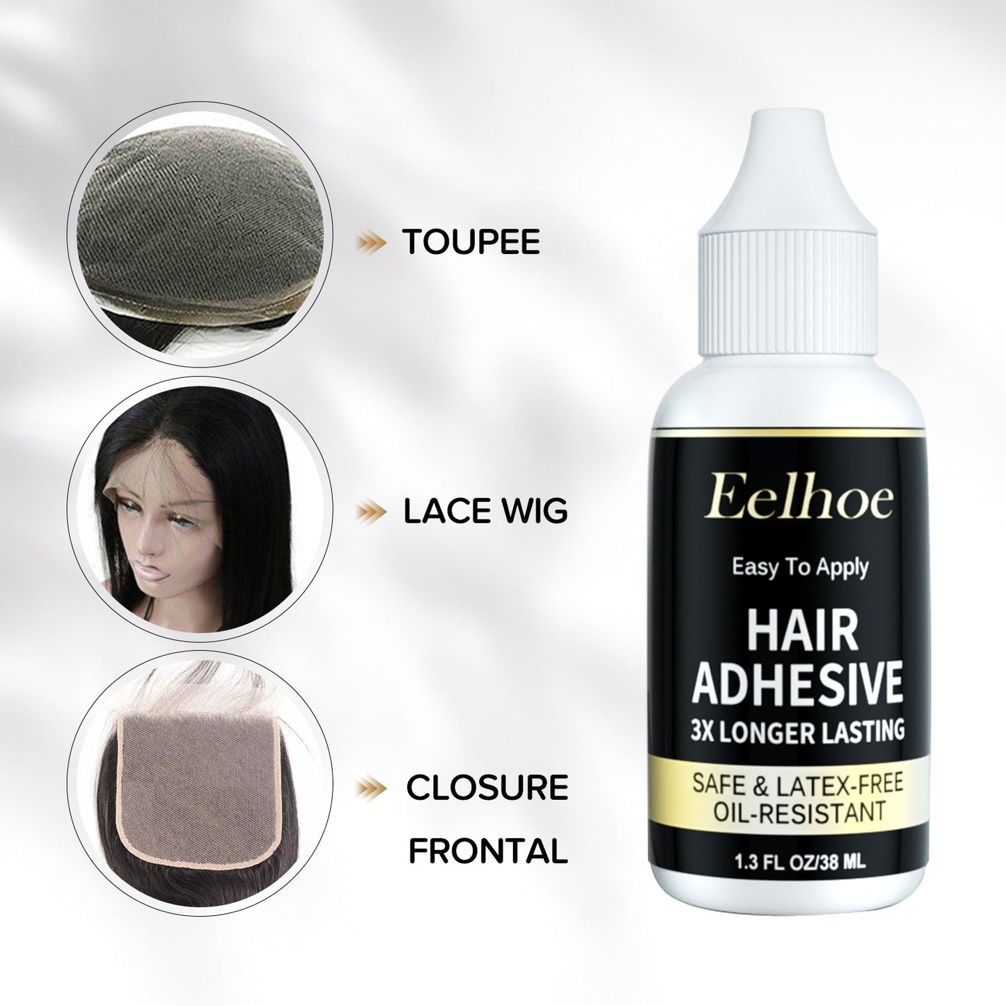 Wig Glue Remove, Skin Invisible Liquid Glue Weave Hair Repair Quickly Remove Hair Block Glue Wig Remove Glue