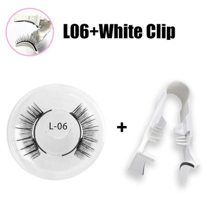 Magnetic false eyelashes set one pair magnetic false eyelashes natural thick and long false eyelashes quantum eyelashes