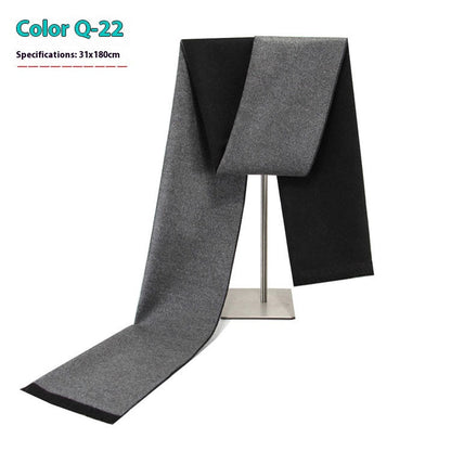 Men's Winter Warm Striped Business Scarf