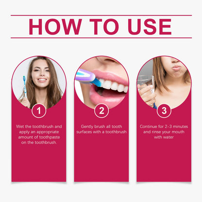 Baking Soda Toothpaste, Mint Fresh Teeth Cleaning Care Brightening Smile Teeth Cleaning Toothpaste