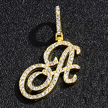 Hip hop accessories grass letter pendant melon seed buckle Cuban chain accessory