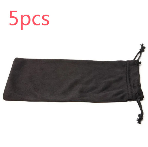 Outdoor Carrying Sunglasses Storage Bag Pressure-proof Flannel Bag