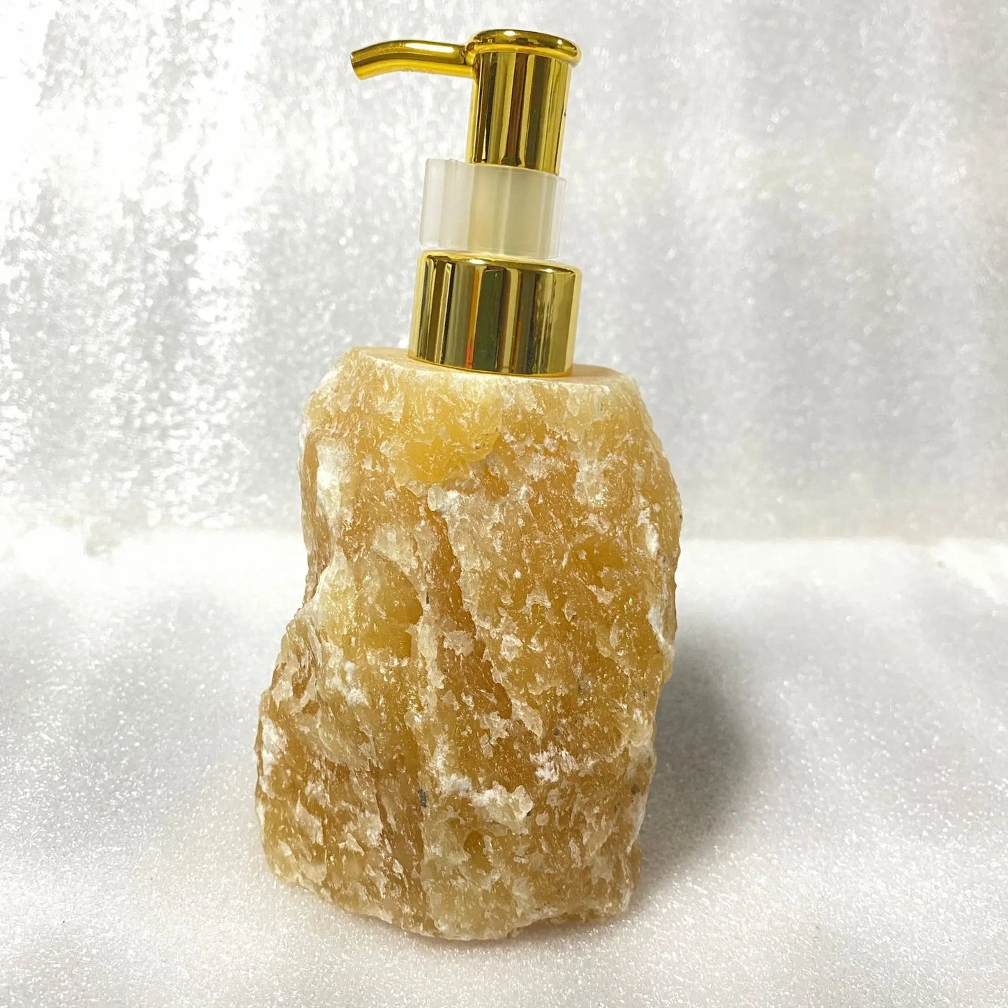 1 PCS Natural Pink Crystal Stone Press Bottle Dispenser 30ml Liquid Dispenser Shower Gel  Wash Light Luxury Bathroom Accessory
